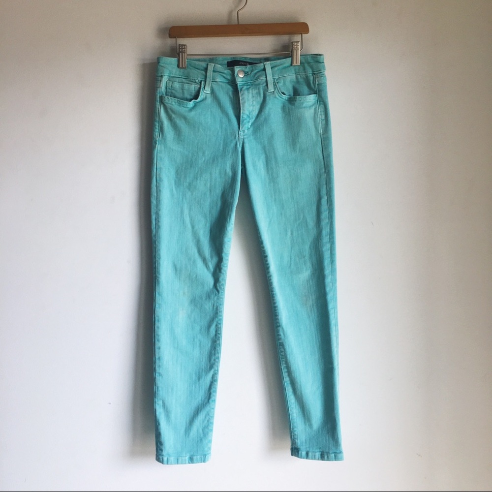 Joe’s Jeans Skinny Ankle Jeans 29 x 27 inseam Aqua Wash Denim USA Made Women’s